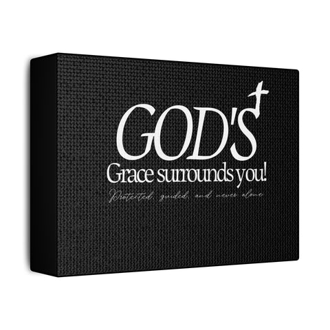 God's Grace Surrounds You Inspirational Wall Art