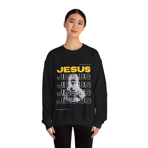 Jesus Graphic Unisex Crewneck Sweatshirt